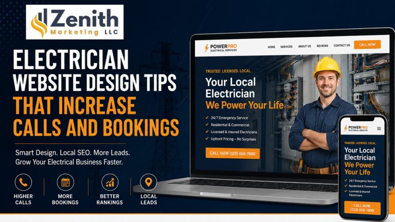 Electrician Website Design Tips That Increase Calls and Bookings