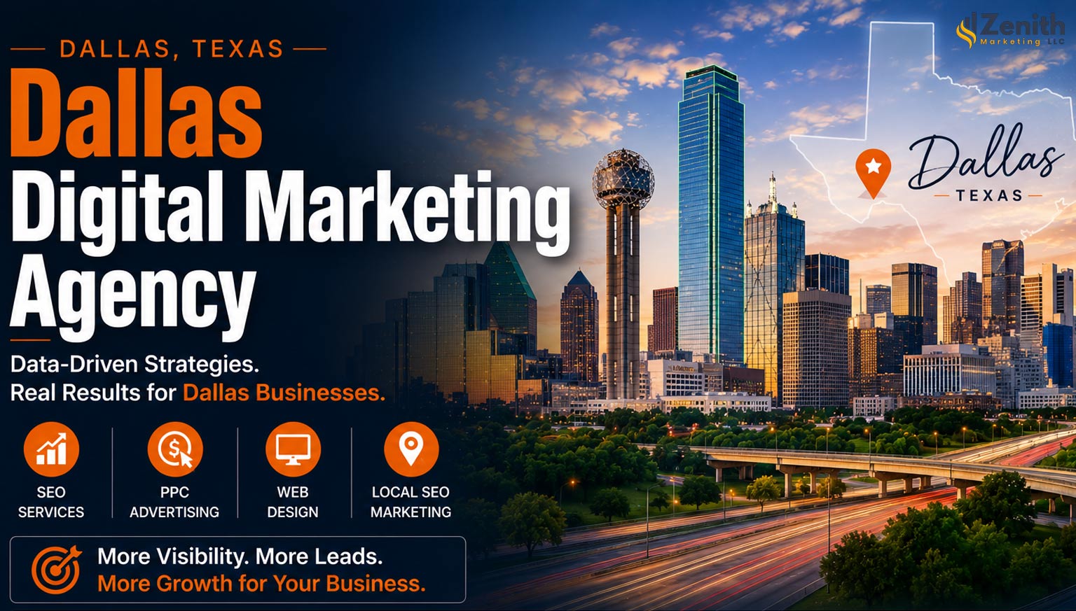 Professional strategists at our Dallas Digital Marketing Agency optimizing for local growth