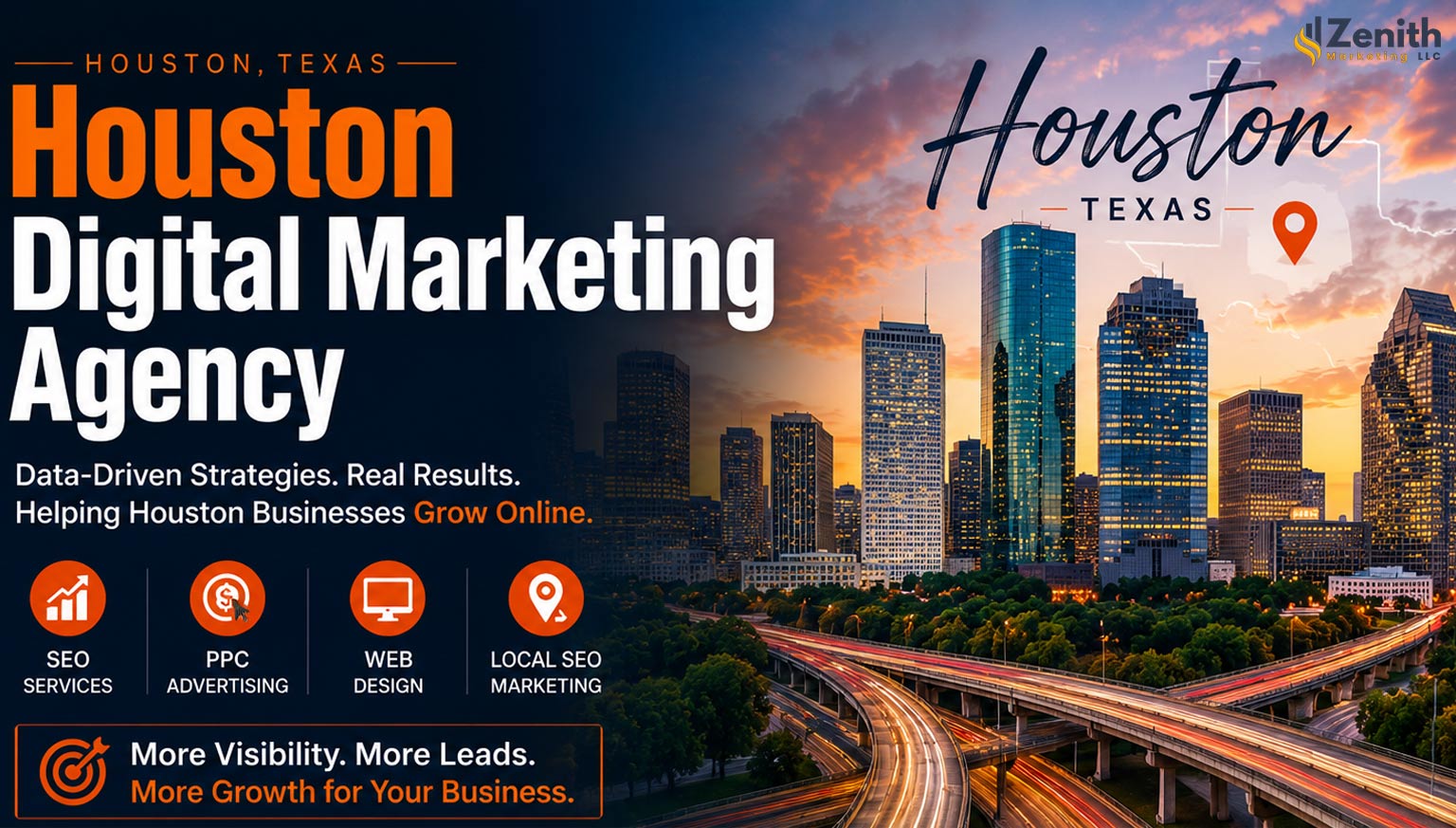 Experts at our Houston Digital Marketing Agency developing a local growth strategy